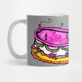 Birth Day Cake Mug